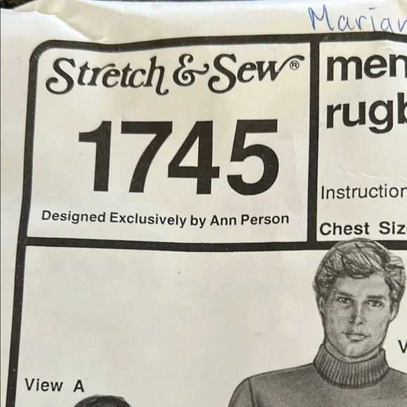 Men's Rugby Shirt Sewing Pattern - Picture 2 of 8